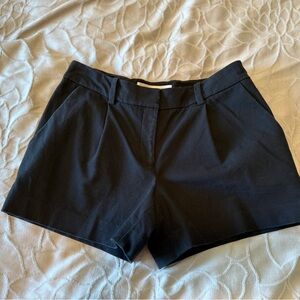 Diane Von Furstenberg Black  Tailored Shorts
